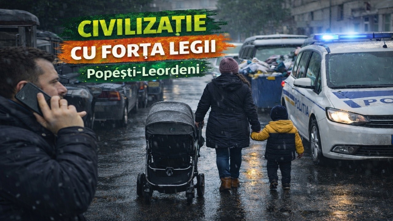 Când mamele sunt obligate să meargă pe carosabil prin Popești-Leordeni și în 2026!
