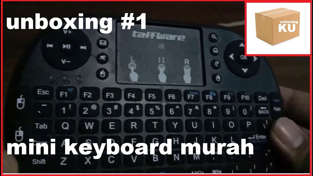 Unboxing mini keyboard murah! YouTube
