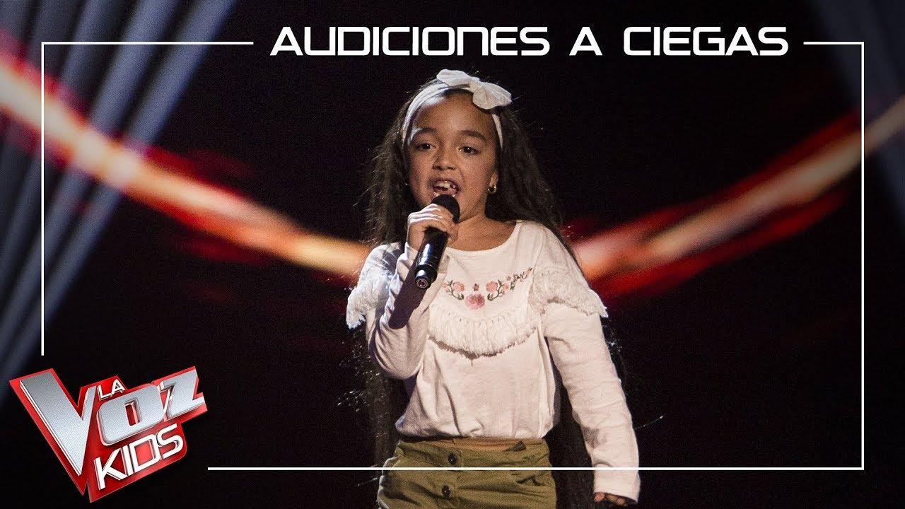 Manuela Gómez canta 'Aún no te has ido' | Audiciones a ciegas | La Voz Kids Antena 3 2019