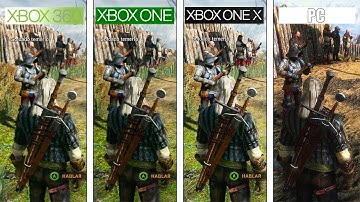 The Witcher 2 | 360 - ONE - ONEX - PC | 4K Graphics Comparison