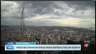 Previsão de chuva intensa: Santa Catarina em estado de alerta