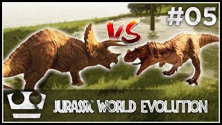 Epický souboj dinosaurů! JURASSIC WORLD EVOLUTION #05 [ 4K ]