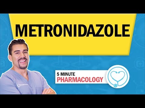 Pharmacology - Metronidazole Antibiotics  nursing RN PN NCLEX