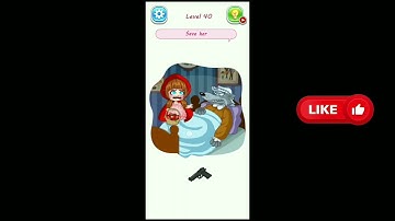 Brain Nurse Tricky Story Level 40 Save her