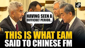Jaishankar houdt cruciale ontmoeting met Chinese minister van Buitenlandse Zaken in Delhi, Wang Y...