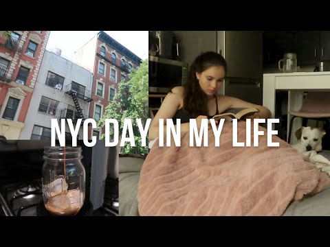 realistic NYC day in the life | post-grad update, work, + self-care friday night