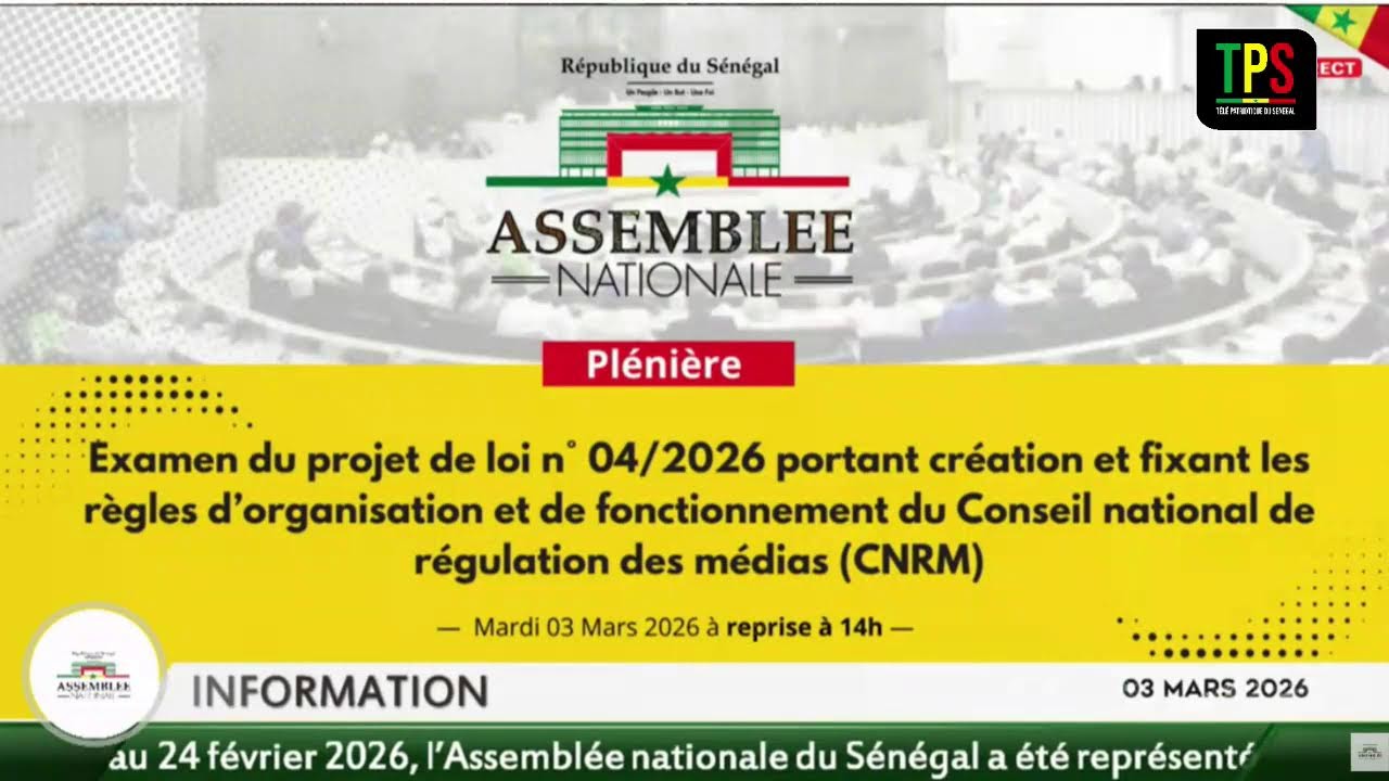 🔴 Direct • Assemblée nationale : les députés examinent le projet de loi CNRM