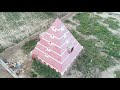 Supreme aviations pyramid shaped ccr room at sri ganganagar lalgarh aerodrome in rajasthan india