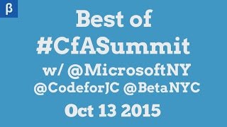 BetaTalk - Best of Code for America Summit 2015