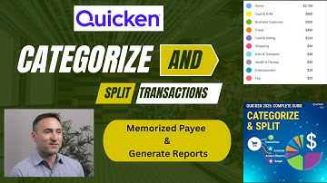 Categorize & Split Transactions in Quicken | Memorized Payees | Generate Reports (Complete Guide)