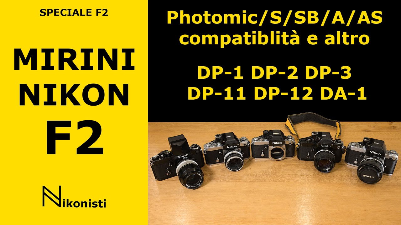 Nikon F2 - I mirini intercambiabili