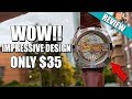 INSANE & AUTOMATIC - Forsining $35 See-Through Watch Review