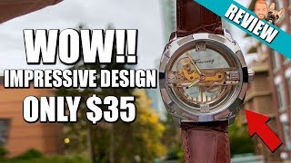 INSANE & AUTOMATIC - Forsining $35 See-Through Watch Review