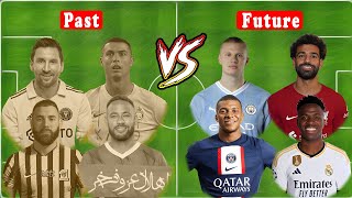 4 VS 4 Ronaldo Messi Benzema Neymar VS Salah Haaland Mbappe Vinicius