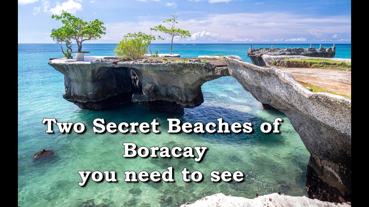 Walking along the beaches of Balinghai and Diniwid. The atmosphere of the beaches. Video landscape.