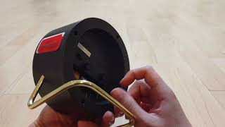 new black alarm clock from Walmart
