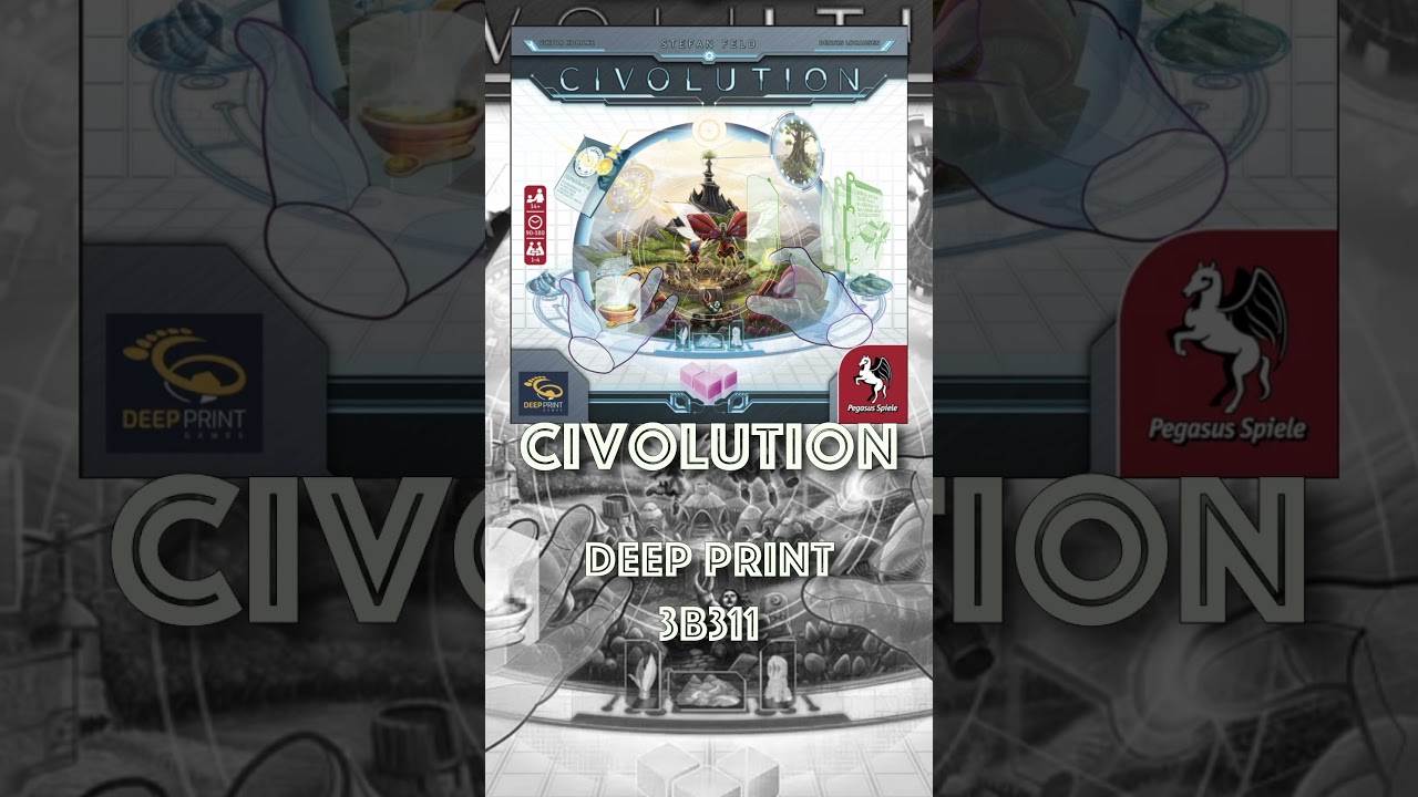 15 Days until Essen Spiel '24 - Civolution #DeepPrint @SPIELMesse #essenspiel #StefanFeld #boardgame