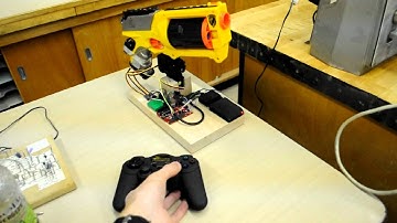 Nerf Turret Gun (Remote PSX Controlled)