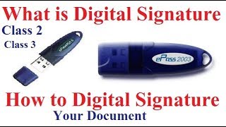 What is Digital signature , How to Digital Signature your Document in hindi