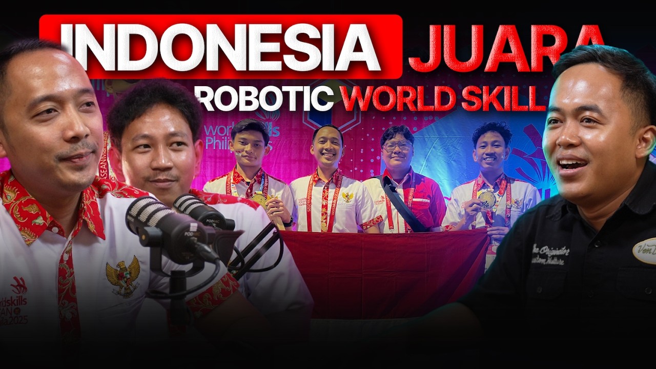 Dapat Emas Di Kejuaraan Dunia Robotic Walaupun Gak Punya Alat Latihan - Tech Podcast Eps 13