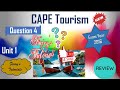 CAPE Tourism Unit 1| 2016 Exam Paper Question 4| Study Guide #paper02 #Fairy&#39;sTutorials