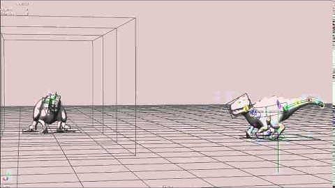 Grimrock Character Ice Lizard walk 01