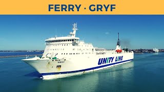 Departure Of Ferry Gryf, Trelleborg Unity Line