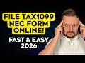 Must Know Form 1099 NEC Instructions - 2026 | Complete Last-Minute 1099 Filing Guide