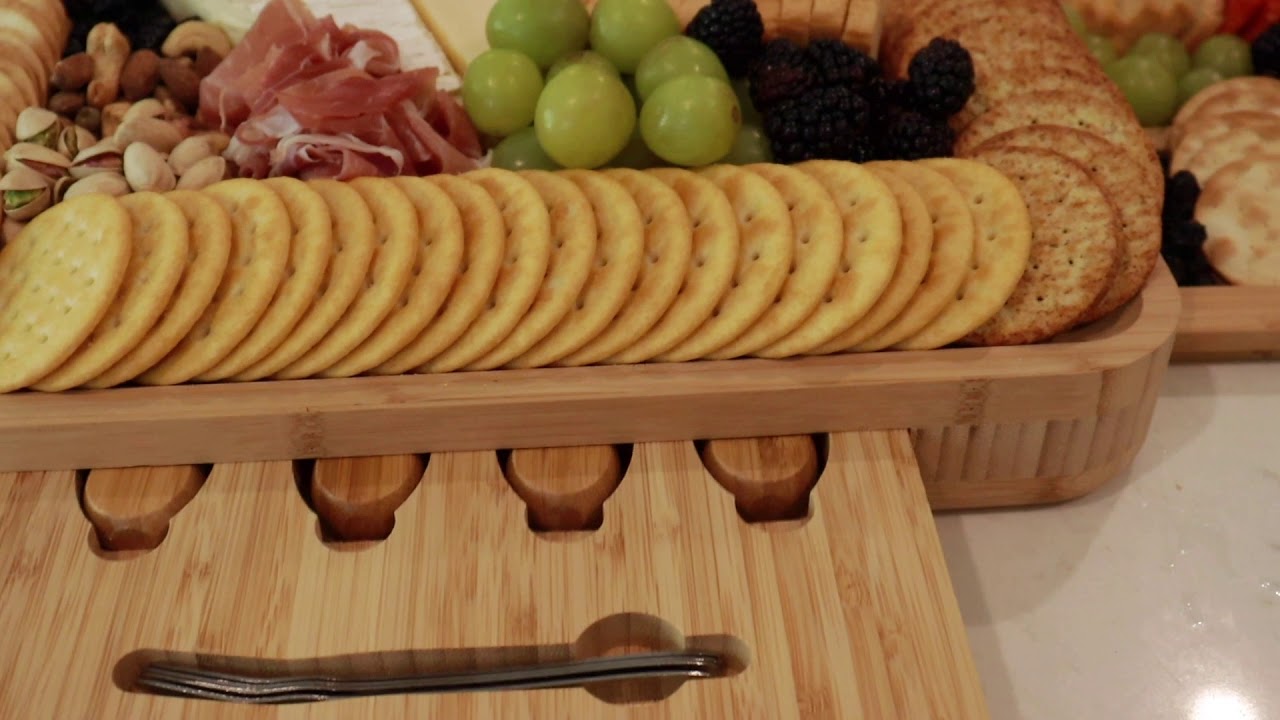 Peraco's Bamboo Charcuterie Board Set and Accessories