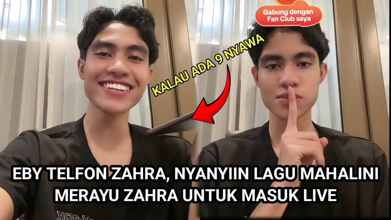 Eby nyanyiin zahra lagu mahalini kalau ada 9 nyawa 