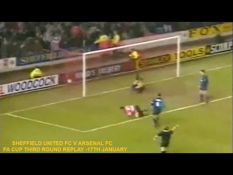 SHEFFIELD UNITED FC V ARSENAL FC -FA CUP 3RD ROUND REPLAY - 17TH JANUARY 1996
