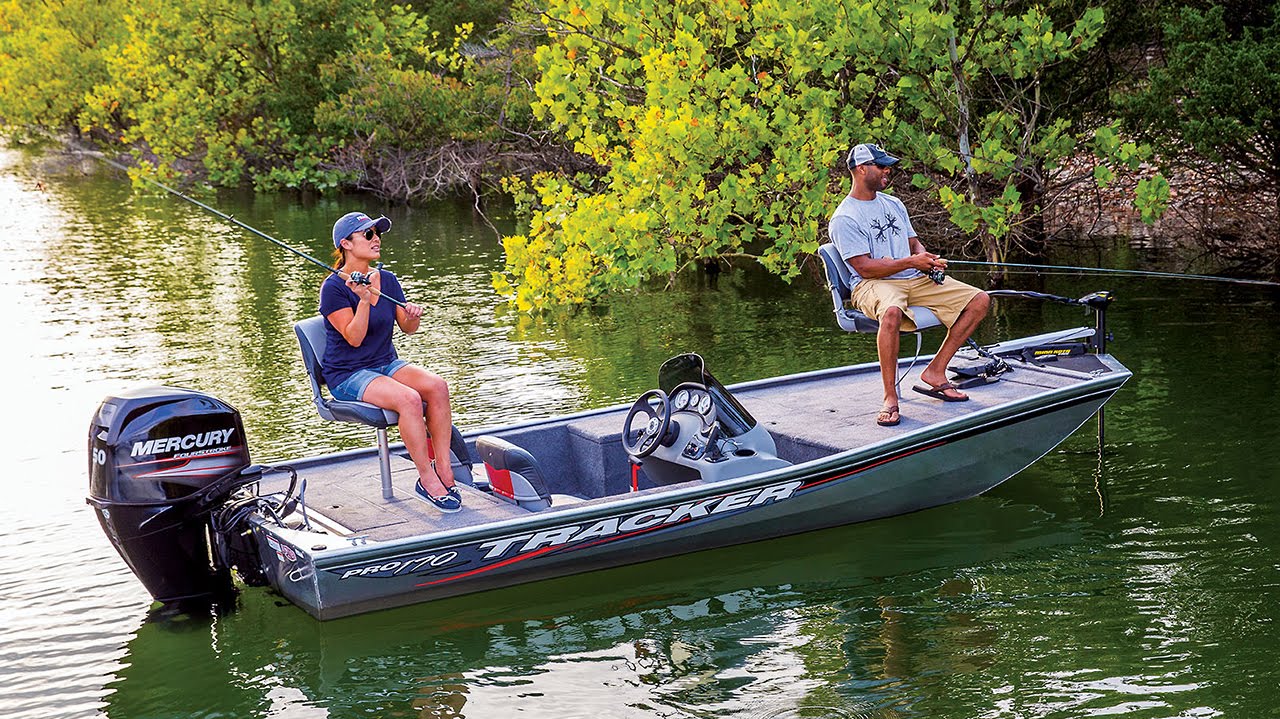 TRACKER Boats: 2016 Pro 170 Mod V Aluminum Fishing Boat 