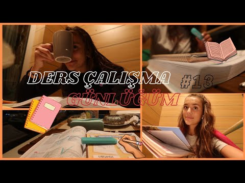 DERS ÇALIŞMA GÜNLÜĞÜM #13 || OKUL SONRASI NASIL ÇALIŞIYORUM? , #YKS2021 , TYT-AYT