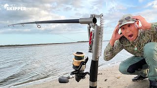 SPRING LOADED Fishing Rod? (You gotta be kidding me!) Funny Fishing FAIL