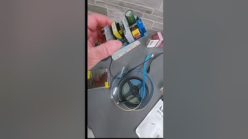 Wiring in a dimmable wall switch for COB LED strip