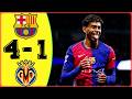 Yamal Hattrick Barcelona Vs Villarreal 4 1 Highlights And Goals Laliga EA Sports 2026