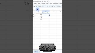 TOTIME Function in Google Sheets — Formula #120 of 500 #Shorts