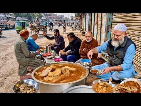 AUTHENTIC PUNJABI CULTURE BREAKFAST 🤤 | PAKISTAN STREET FOOD