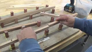 Model house bearers and joists