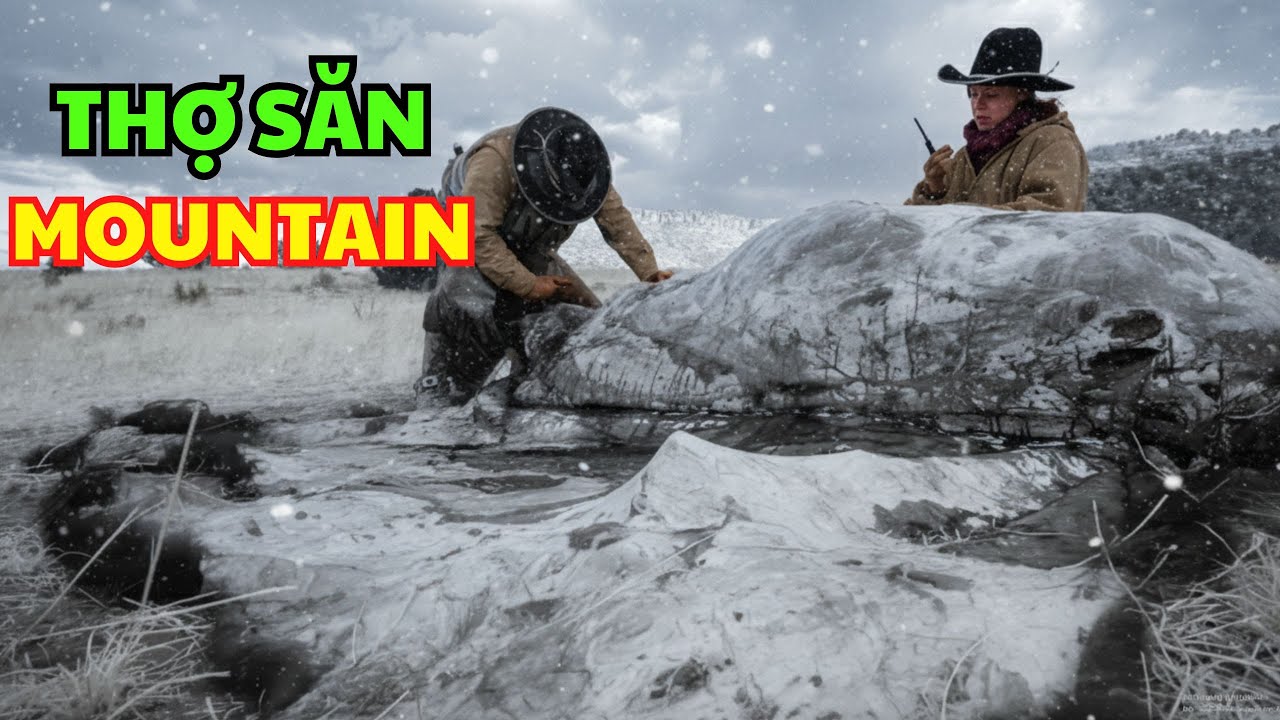 Thợ Săn Mountain Sinh Tồn Alaska Người Đàn Ông Đặt Bẫy Săn Chó Sói Và Bò Rừng