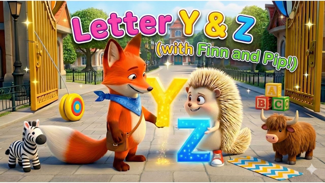 Learn Letters Y & Z with Finn & Pip! | ABC Phonics