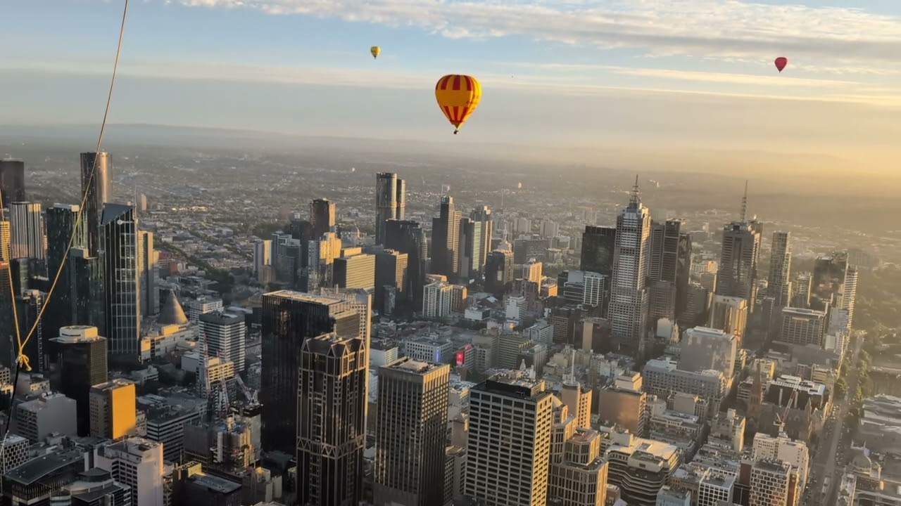 Hot Air Balloon Flight Over Melbourne