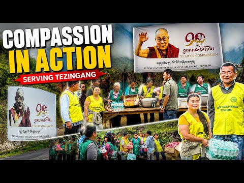 🙏🏻# YEAR OF COMPASSION! Tenzin gang A,P Volunteer : A day of service &happiness vlog’s