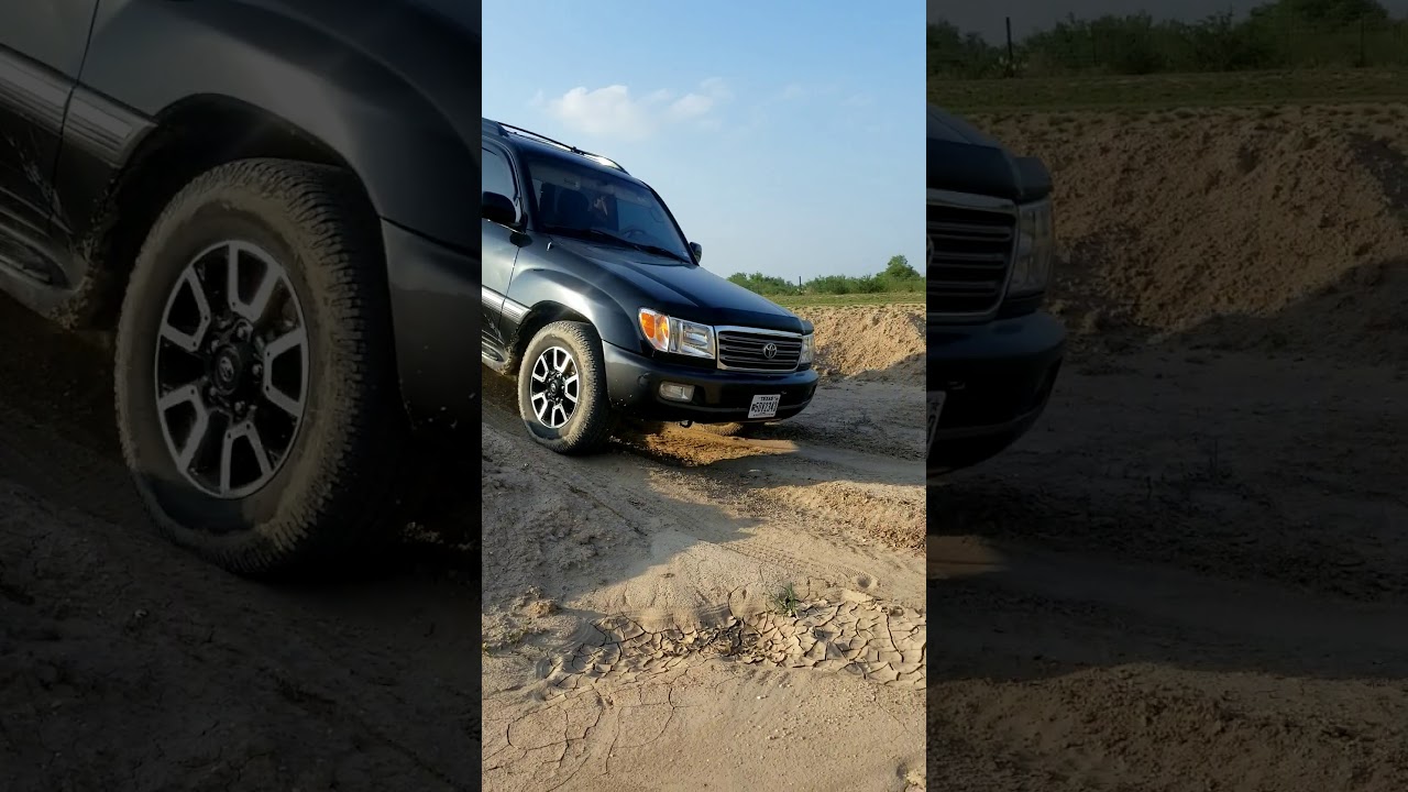100 series Land Cruiser loose dirt play