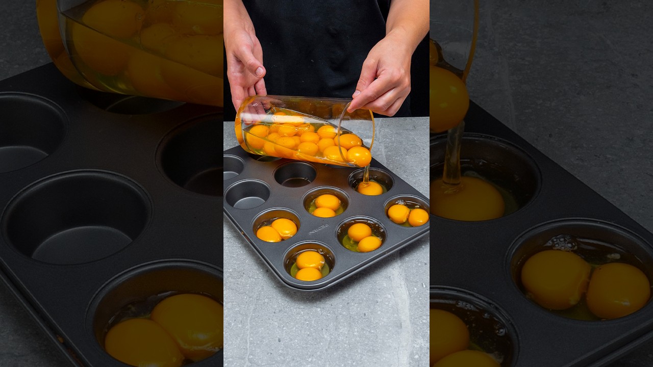 Omelette prepared differently. The technique will surprise you