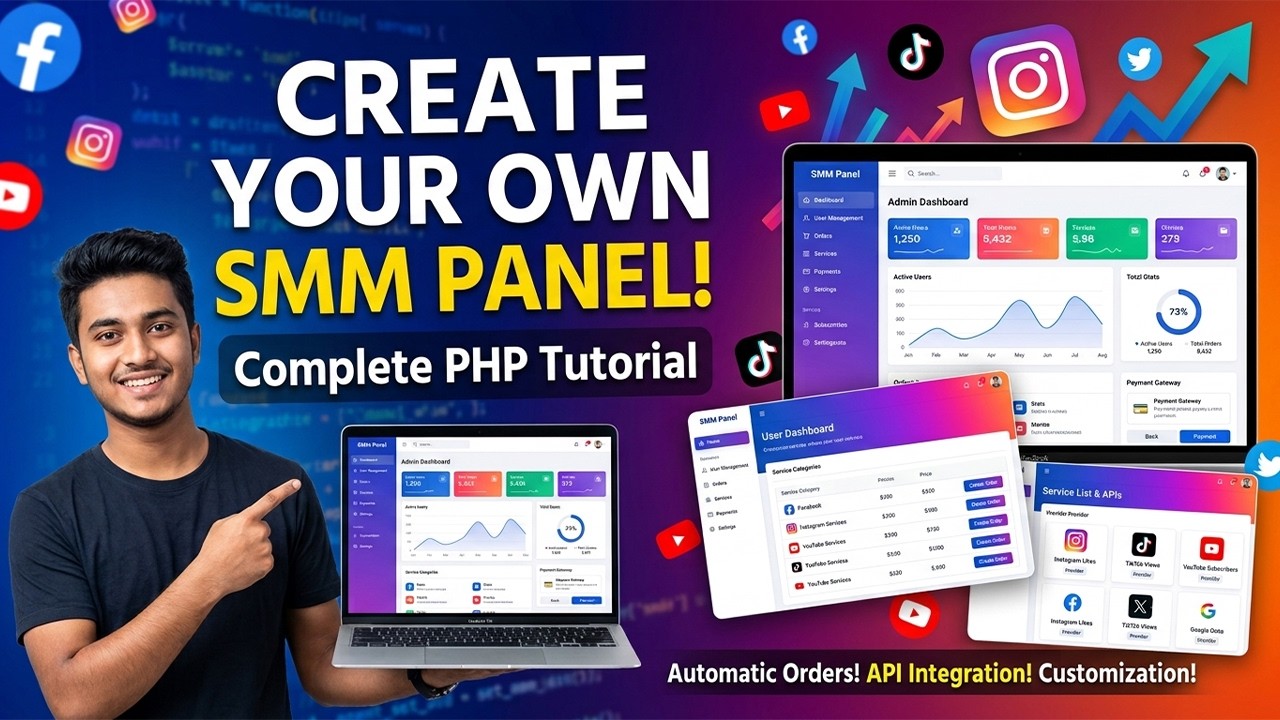 Build Your Own SMM Reseller Panel From Scratch (Source Code Included)