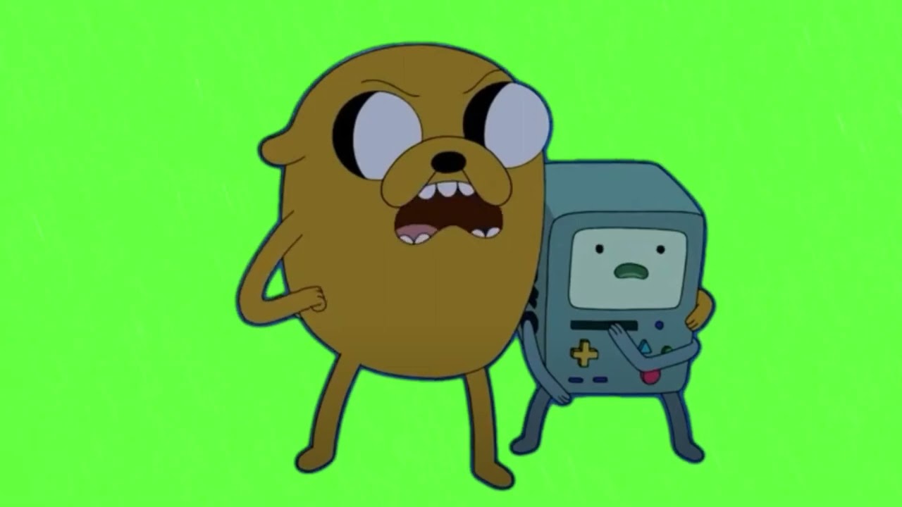 Adventure Time Green Screen: Ghost punch