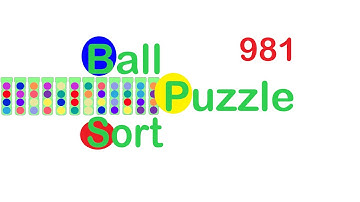 Ball Sort Puzzle Level 981