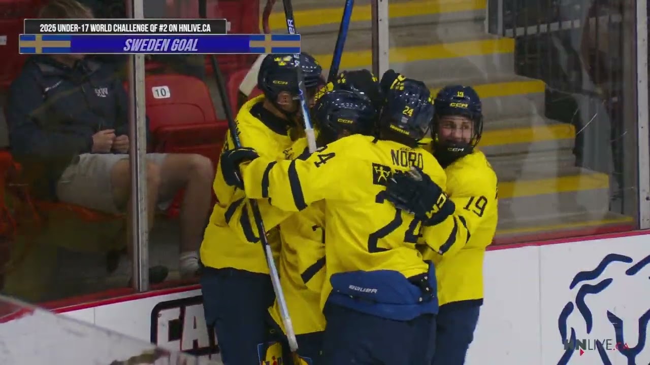 Лучшие моменты чемпионата мира U-17 2025 года: Канада (красная) против Швеции, четвертьфинал