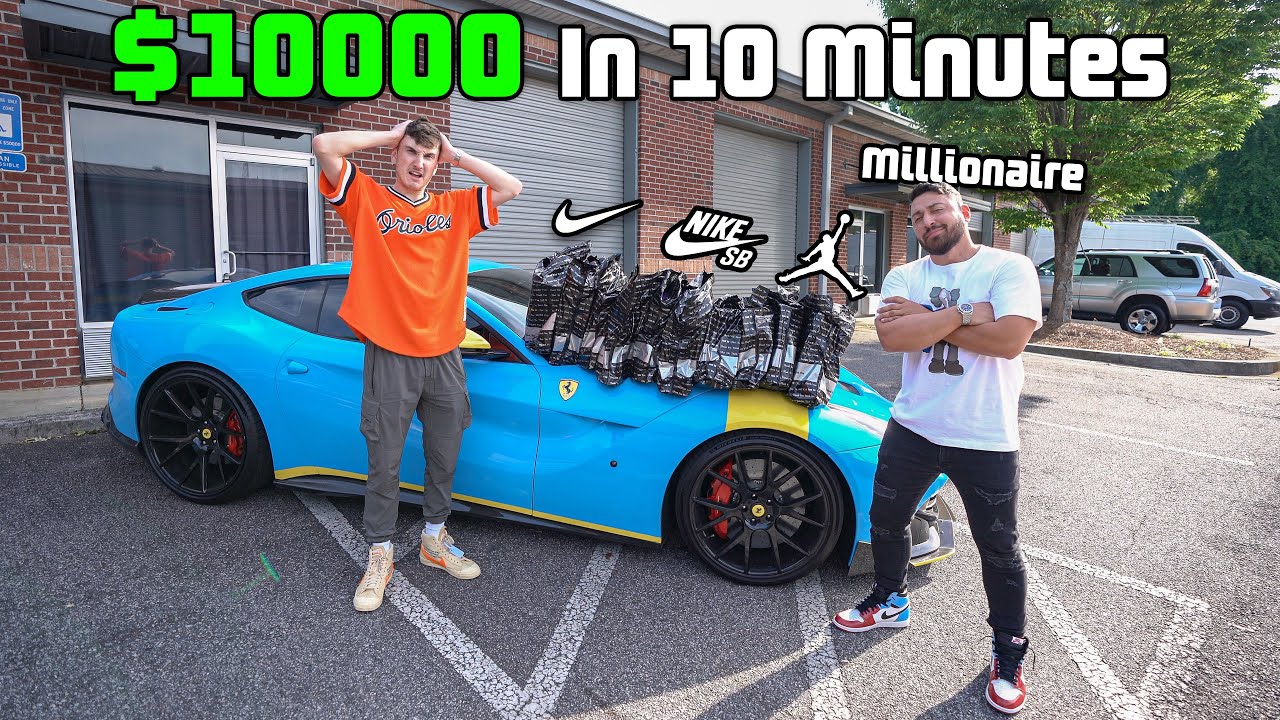 I Gave A Multi-Millionaire 10 Minutes To Spend $10,000... (OF MY MONEY!)